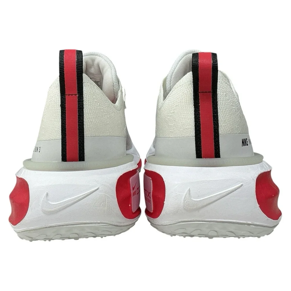 Nike Invincible 3 – Size 10 Men Running Shoe Grey White Fire Red NEW No Box